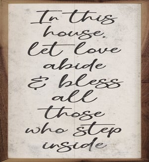 Abide And Bless White